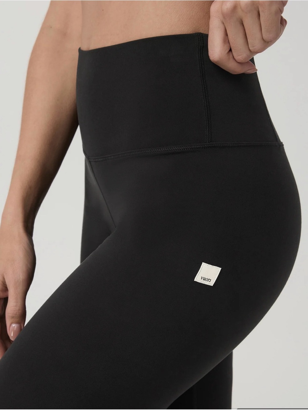 Vuori Black All The Feels Straight Leg Yoga Pants - Picture 3 of 10